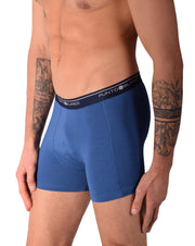 SMALL Mens Punto Blanco Basics Short Boxer Blue 53438 Pu17
