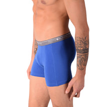 SMALL Mens Punto Blanco Basics Short Boxer Blue 53438 Pu27