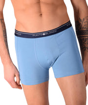 SMALL Mens Punto Blanco Basics Short Boxer Blue 53438 Pu34