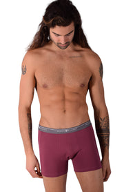 SMALL Mens Punto Blanco Basics Short Boxer Burgundy 53438 Pu19