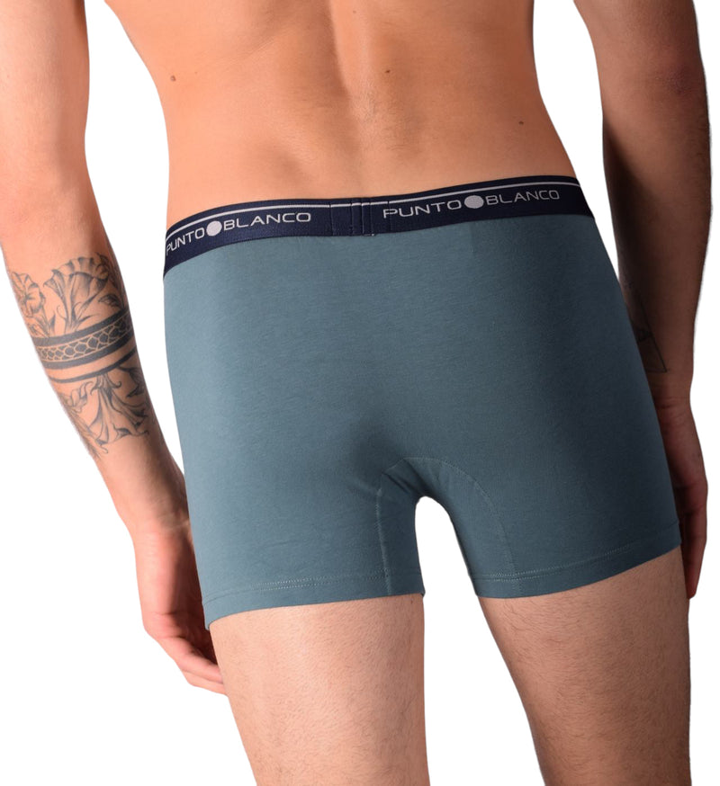 SMALL Mens Punto Blanco Basics Short Boxer Emerald 53438 Pu13