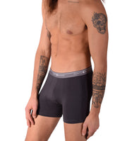 SMALL Mens Punto Blanco Basics Short Boxer Grey 53438 P3
