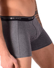 SMALL Mens Punto Blanco Basics Short Boxer Grey 53438 Pu39