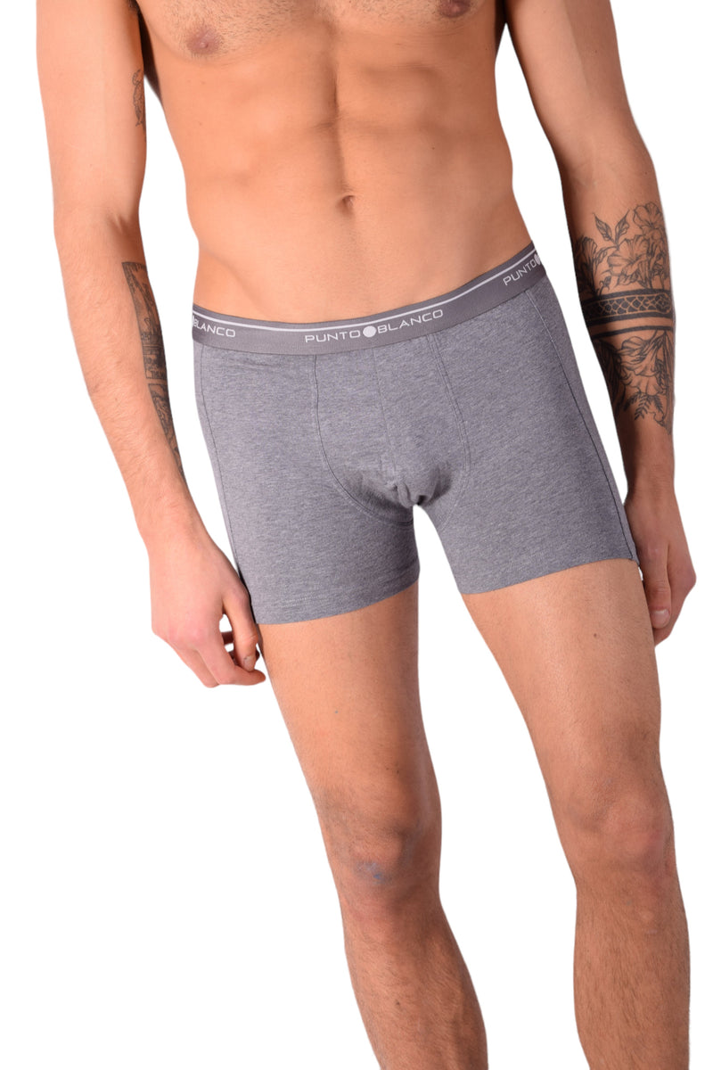 SMALL Mens Punto Blanco Basics Short Boxer Grey 53438 Pu41