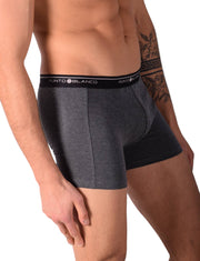 SMALL Mens Punto Blanco Basics Short Boxer Grey 53438 Pu6
