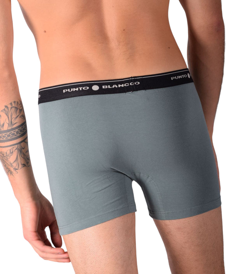 SMALL Mens Punto Blanco Basics Short Boxer Pale Green 53438 Pu7