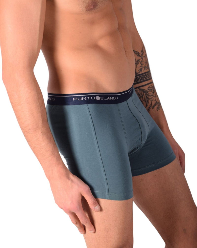 Small Punto Blanco Basics Boxer Green Emerald 53438 PU133