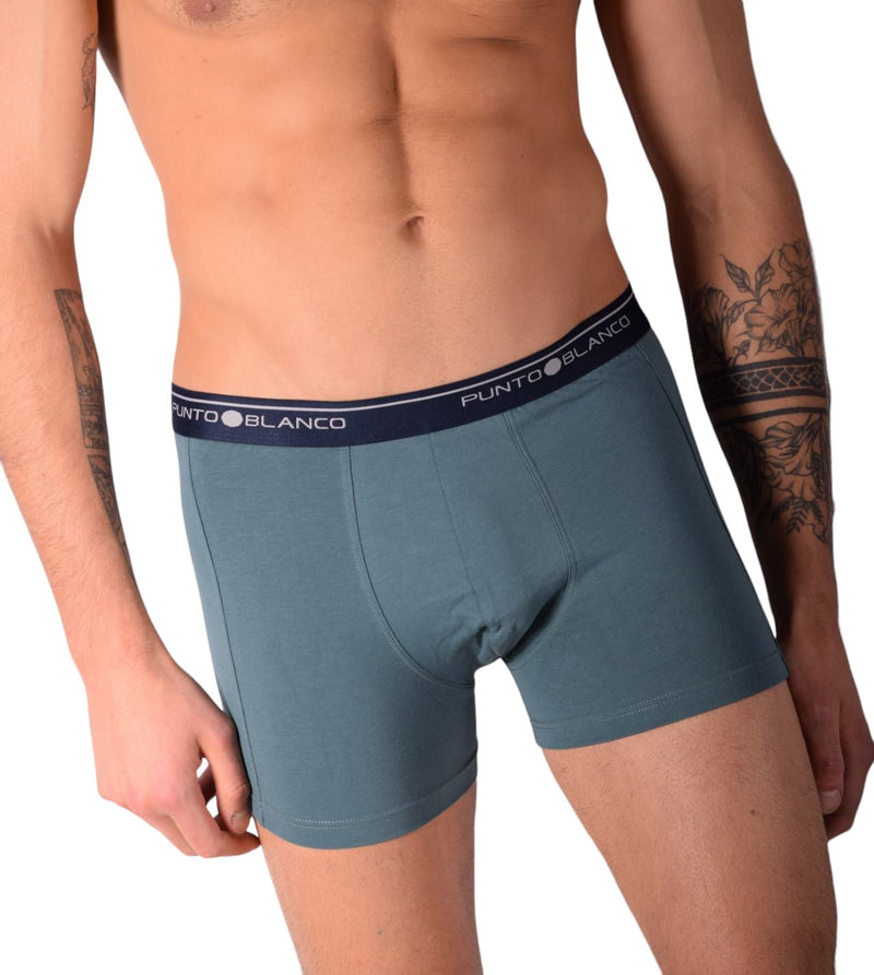 Small Punto Blanco Basics Boxer Green Emerald 53438 PU136