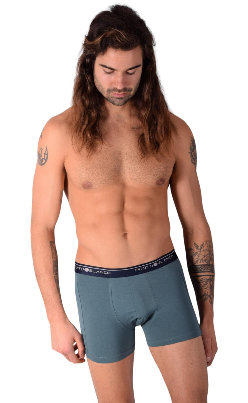 Small Punto Blanco Basics Boxer Green Emerald 53438 PU137