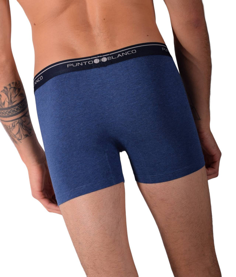 Small Punto Blanco Basics Short Boxer Blue 53438 Pu184