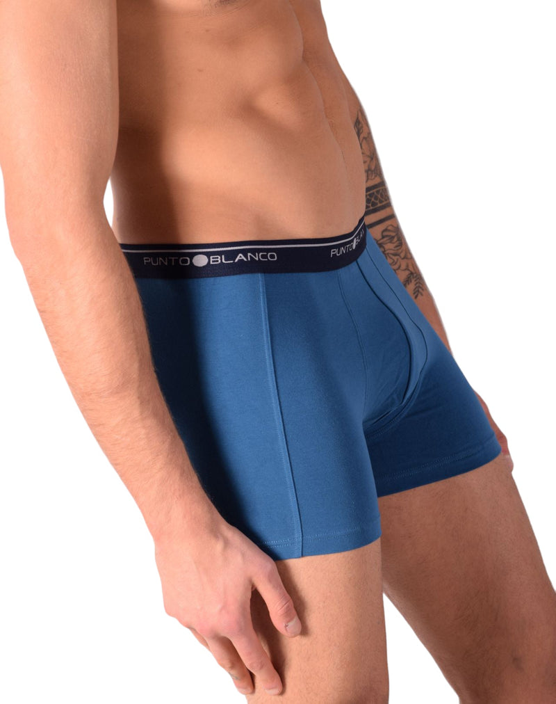 Small Punto Blanco Basics Short Boxer Blue 53438 Pu253