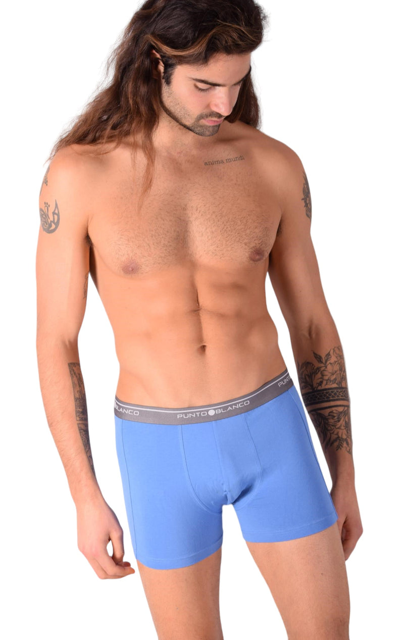 Small Punto Blanco Basics Short Boxer Blue 53438 Pu287