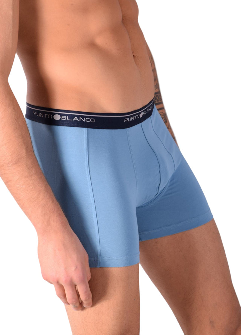 Small Punto Blanco Basics Short Boxer Blue 53438 Pu341