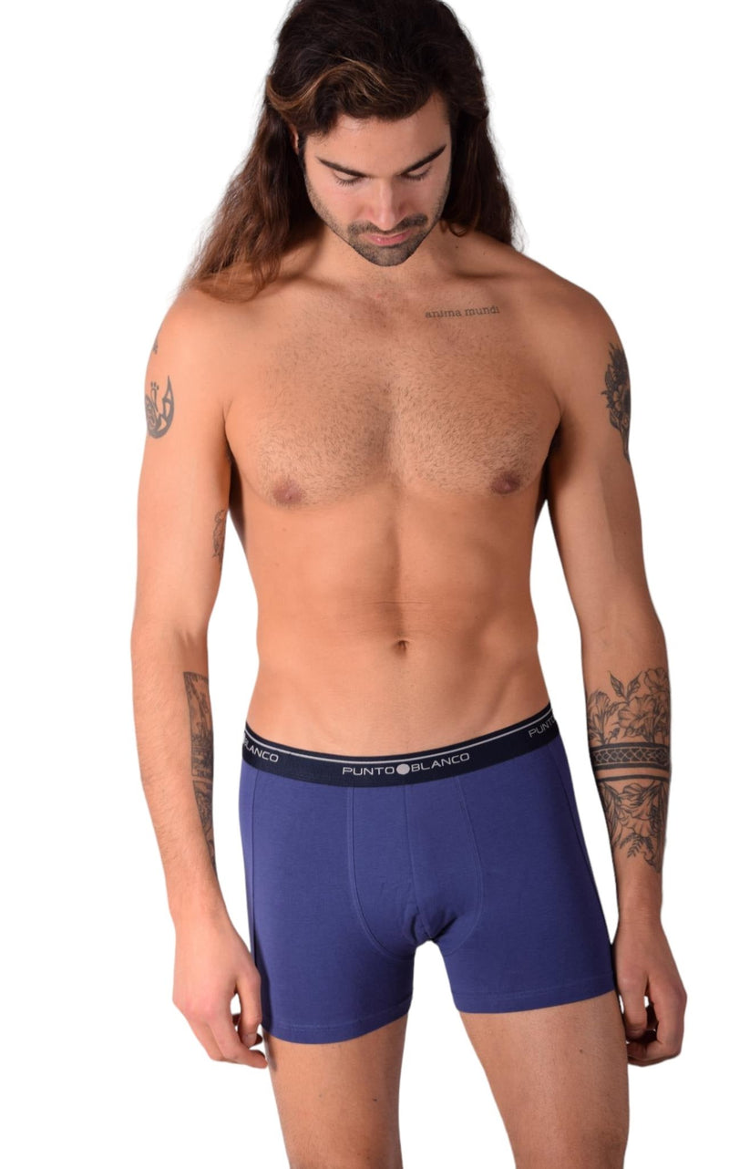 SMALL Punto Blanco Basics Short Boxer Blue 53438 Pu47
