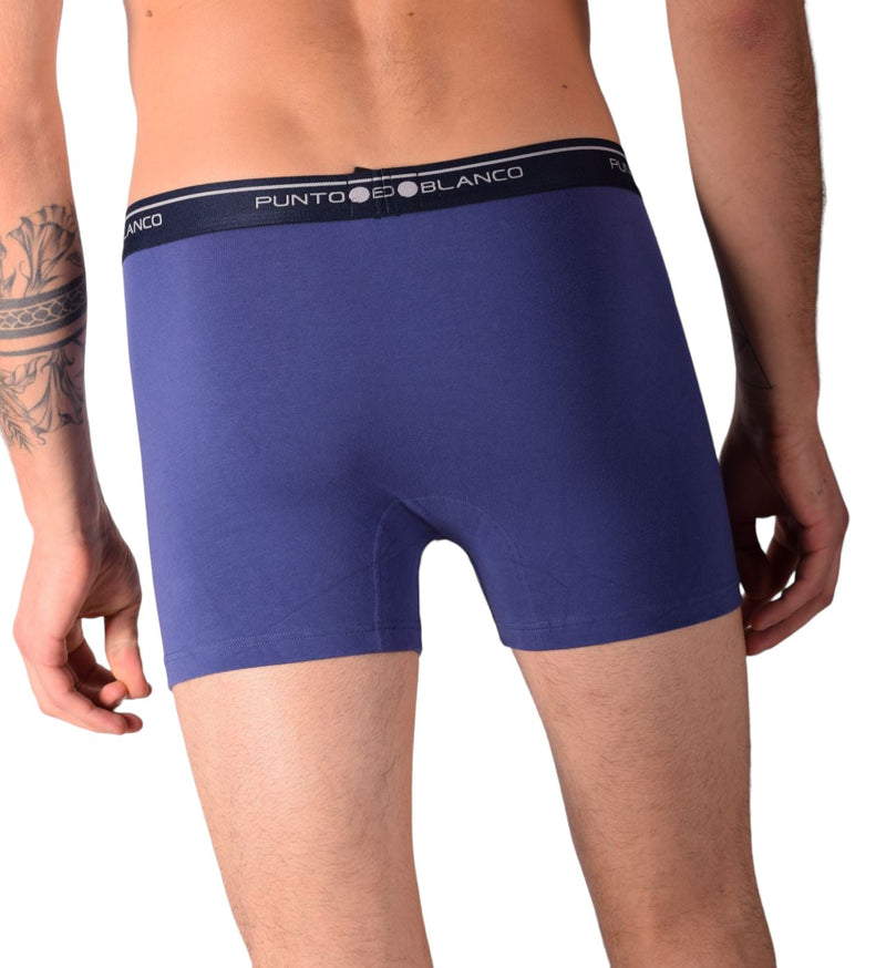 SMALL Punto Blanco Basics Short Boxer Blue 53438 Pu43
