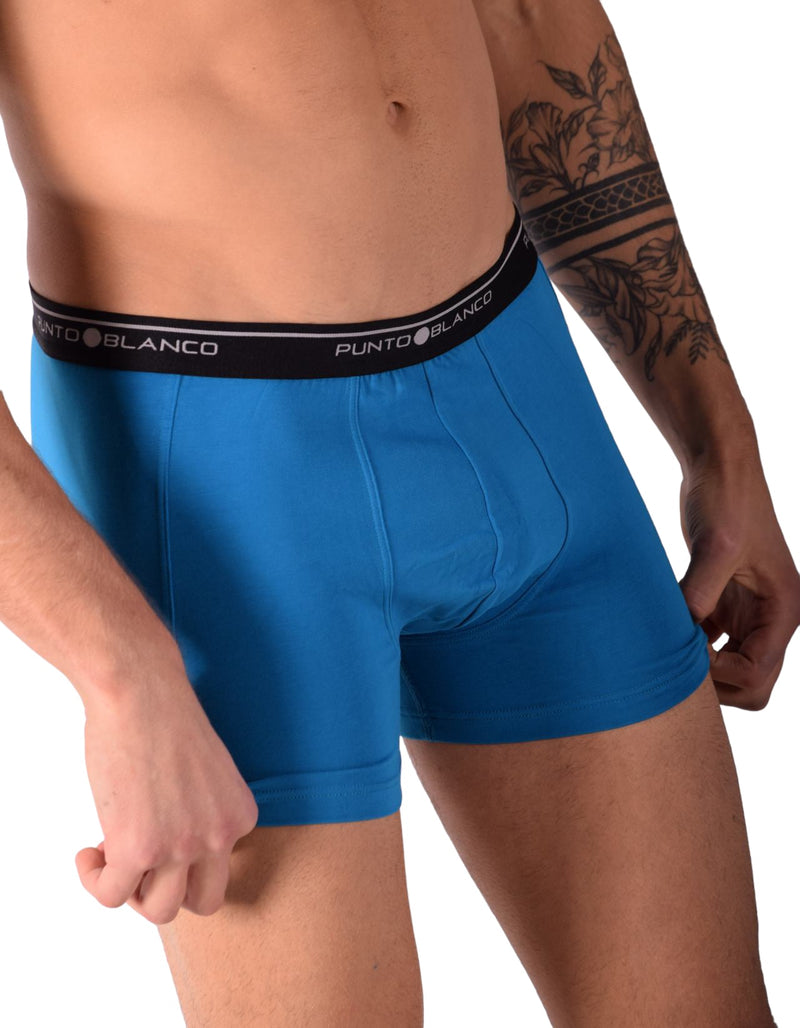 Small Punto Blanco Basics Short Boxer Blue 53438 Pu8