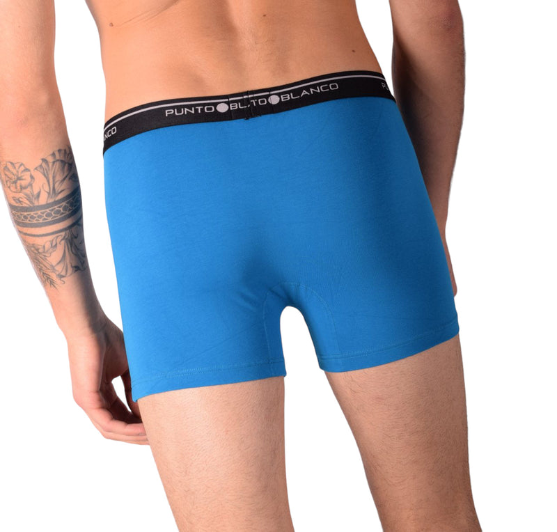 Small Punto Blanco Basics Short Boxer Blue 53438 Pu8