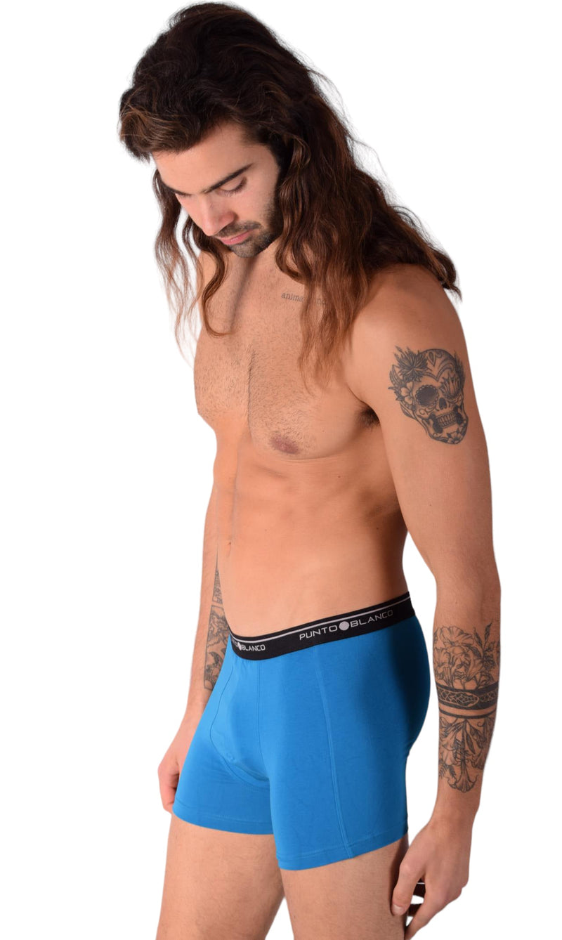 Small Punto Blanco Basics Short Boxer Blue 53438 Pu8