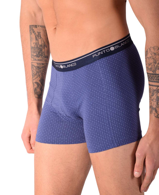 SMALL Punto Blanco Basics Short Boxer Blue Print 53438 Pu321