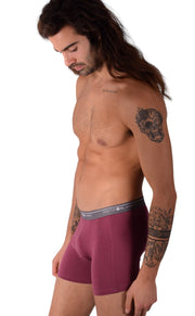 Small Punto Blanco Basics Short Boxer Burgundy 53438 Pu195
