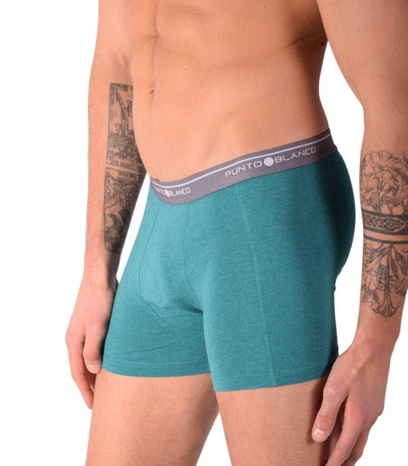 SMALL Punto Blanco Basics Short Boxer Green 53438 Pu45