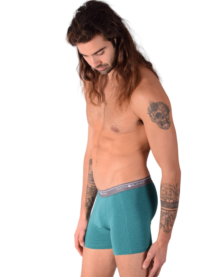 SMALL Punto Blanco Basics Short Boxer Green 53438 Pu45