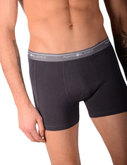 Small Punto Blanco Basics Short Boxer Grey 53438 P35