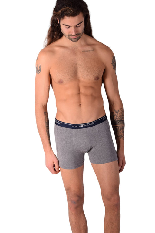 Small Punto Blanco Basics Short Boxer Grey 53438 Pu122
