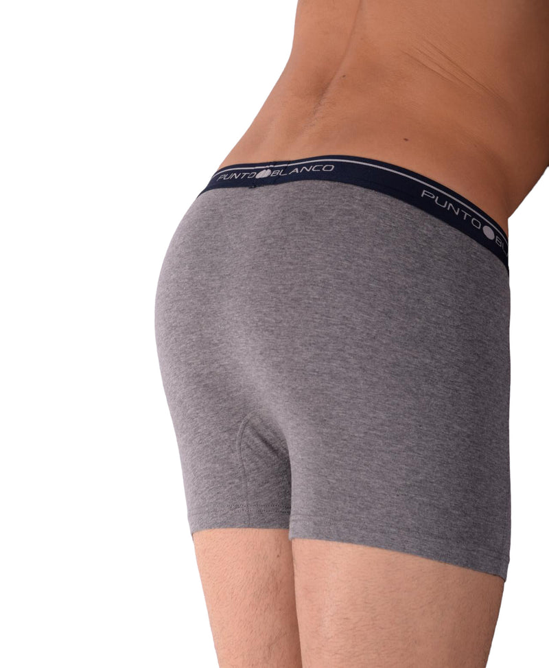 Small Punto Blanco Basics Short Boxer Grey 53438 Pu123