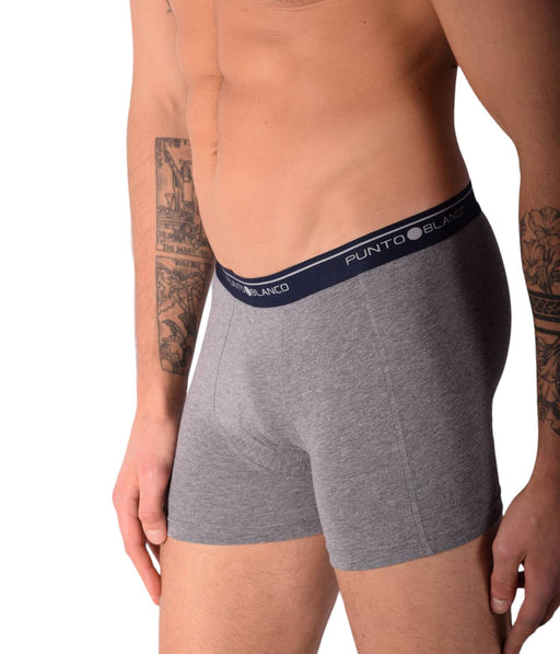 Small Punto Blanco Basics Short Boxer Grey 53438 Pu121