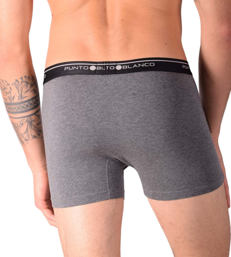 SMALL Punto Blanco Basics Short Boxer Grey 53438 Pu393