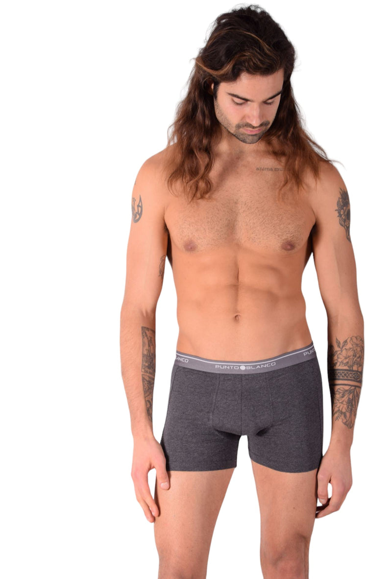 SMALL Punto Blanco Basics Short Boxer Grey 53438 Pu437