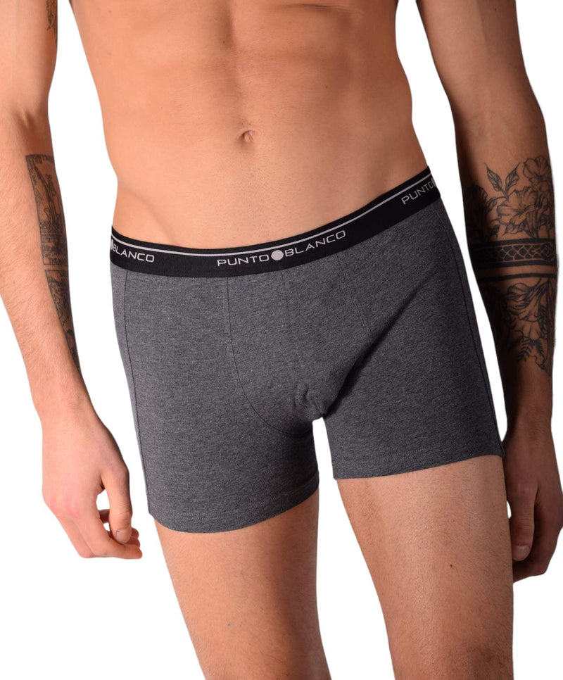SMALL Punto Blanco Basics Short Boxer Grey 53438 Pu66