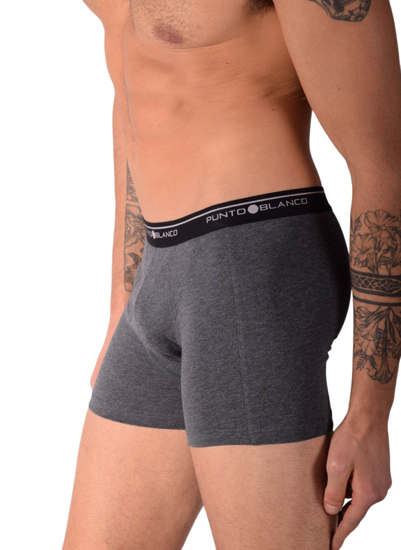 SMALL Punto Blanco Basics Short Boxer Grey 53438 Pu61