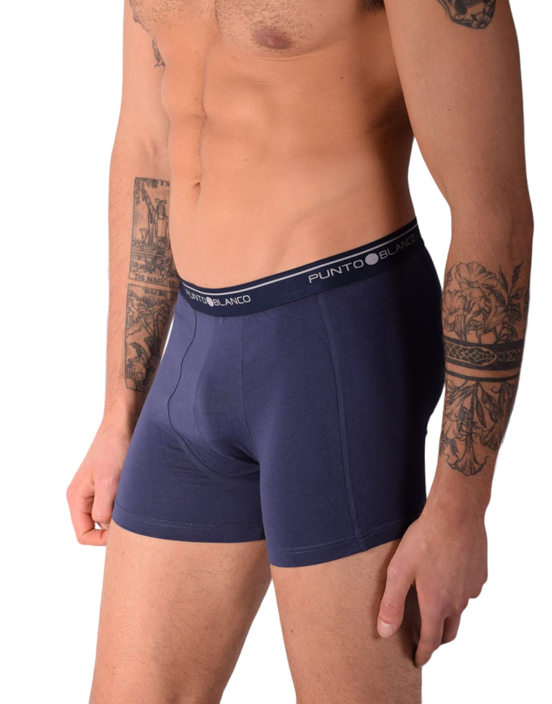 SMALL Punto Blanco Basics Short Boxer Navy 53438 Pu14