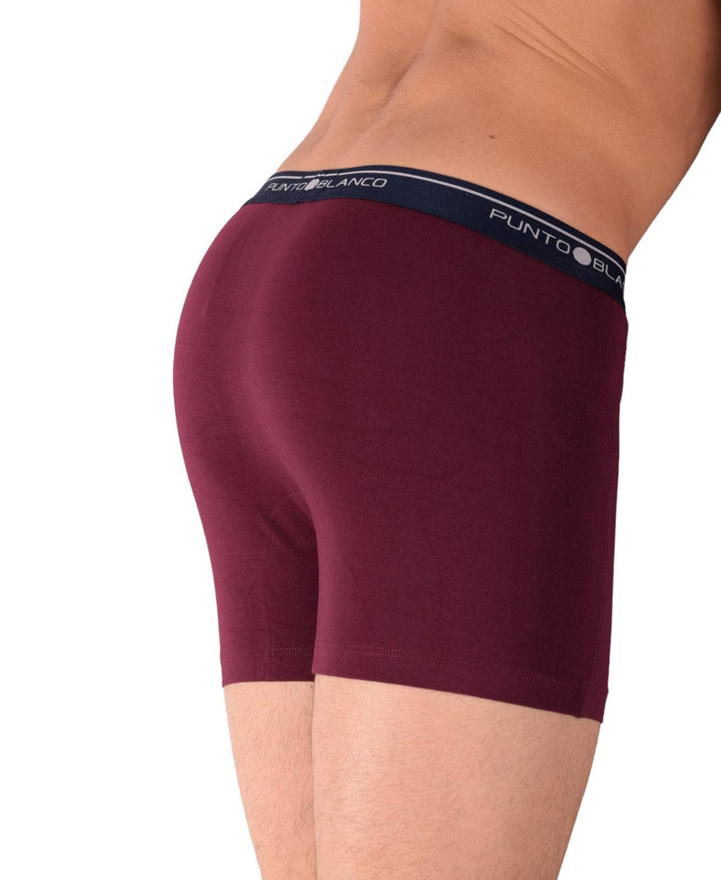 SMALL Punto Blanco Basics Short Boxer Wine 53438 Pu371