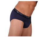 Small Punto Blanco Brief Basix Briefs Sustainable Cotton Navy 53489 P163