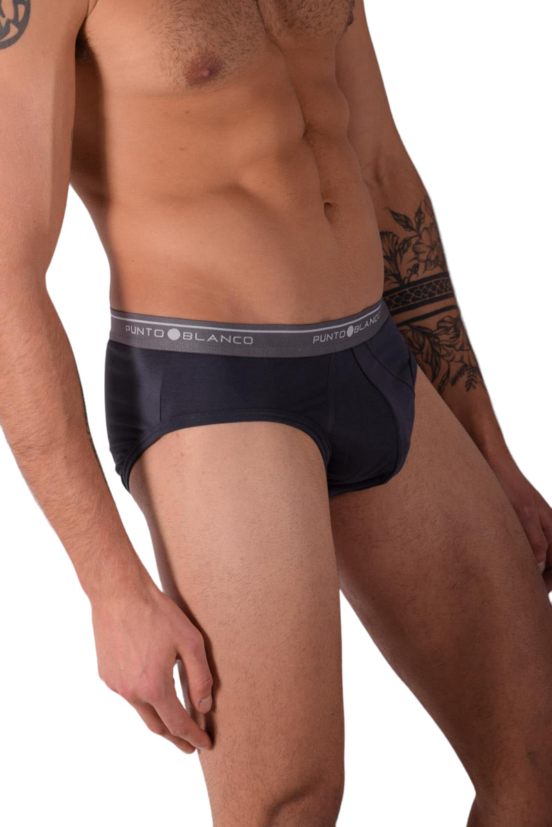 Small Punto Blanco Briefs Basix 53489 - 10 Grey P173