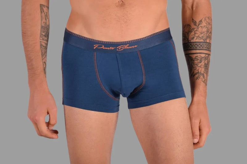 Small Punto Blanco Signature SHORT Boxer 33131B BLUE 12