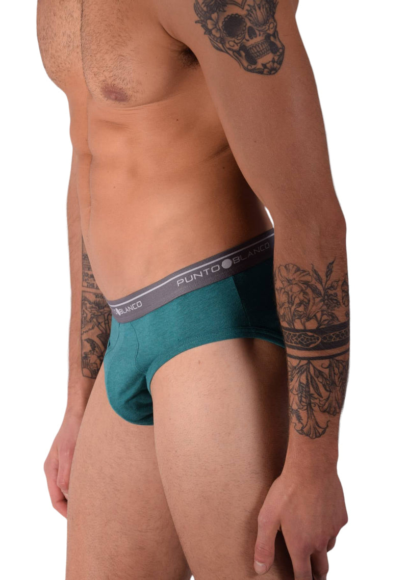 Small Punto Blanco Small Briefs Basix 53489 - 10 Green P135