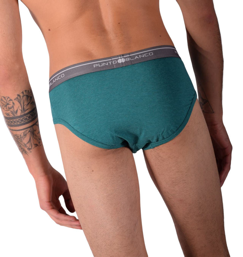 Small Punto Blanco Small Briefs Basix 53489 - 10 Green P134