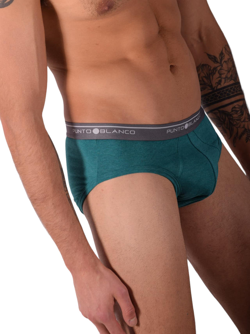 Small Punto Blanco Small Briefs Basix 53489 - 10 Green P133