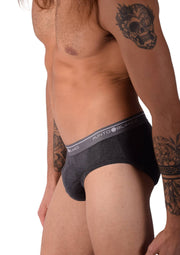 Small Punto Blanco Small Briefs Basix 53489 - 10 Grey P125