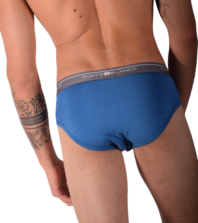 Small Punto Blanco Small Briefs Basix 53489 - 10 Light Blue P115