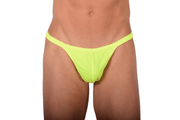Small SMU Swim Tanning Wear Thong Yellow SX 1006131