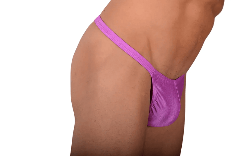 Small SMU Swim Thongs Tanning Thong in Purple SX 1006126