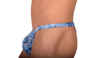 SMALL SMU Swimwear Wear Thong Aqua Flash SX1006162