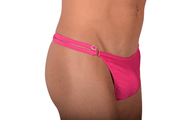 Small SMU Tanning Wear Thong Pink Rhinestones MX10 1006065