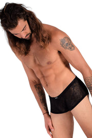SMU Aristocrat Lace Sheer Mini boxer Black 100705 H53