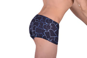 SMU Artistic Mini Boxer Brief sporty cut Mixed Blues P01005 H50